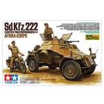 TAMIYA 1/35 SD.KFZ. 222 LEICHTER PANZERSPAHWAGEN 4X4 AFRIKA-KORPS