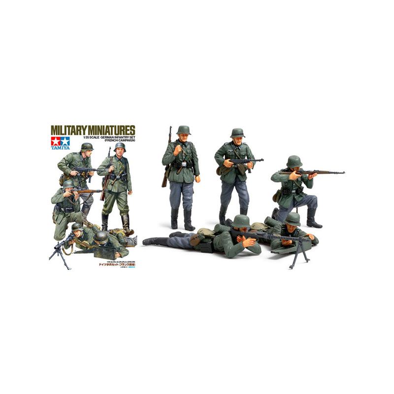 TAMIYA 1/35 GERMAN INFANTRY SET FRENCH CAMPAIGN