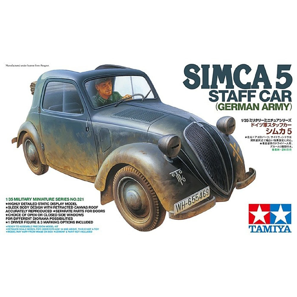 TAMIYA 1/35 SIMCA 5 STAFF CAR (GERMAN ARMY)