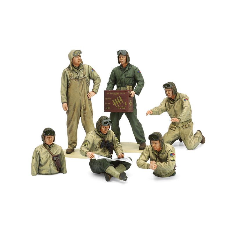 TAMIYA 1/35 U.S. TANK CREW SET EUROPEAN THEATER