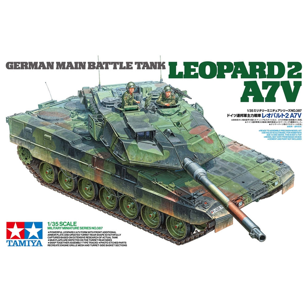 TAMIYA 1/35 LEOPARD 2 A7V GERMAN MAIN BATTLE TANK