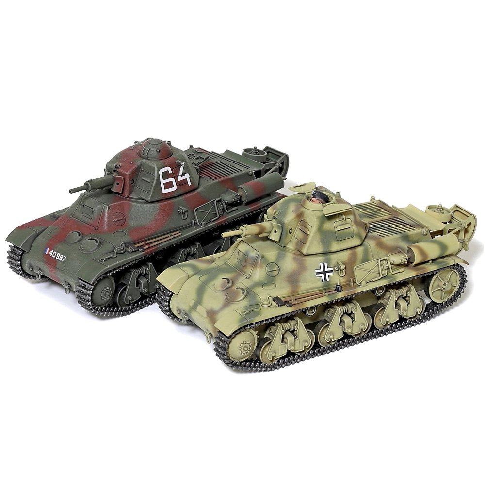 TAMIYA 1/35 FRENCH LIGHT TANK H39  PZ.KPFW.38H 735(F)