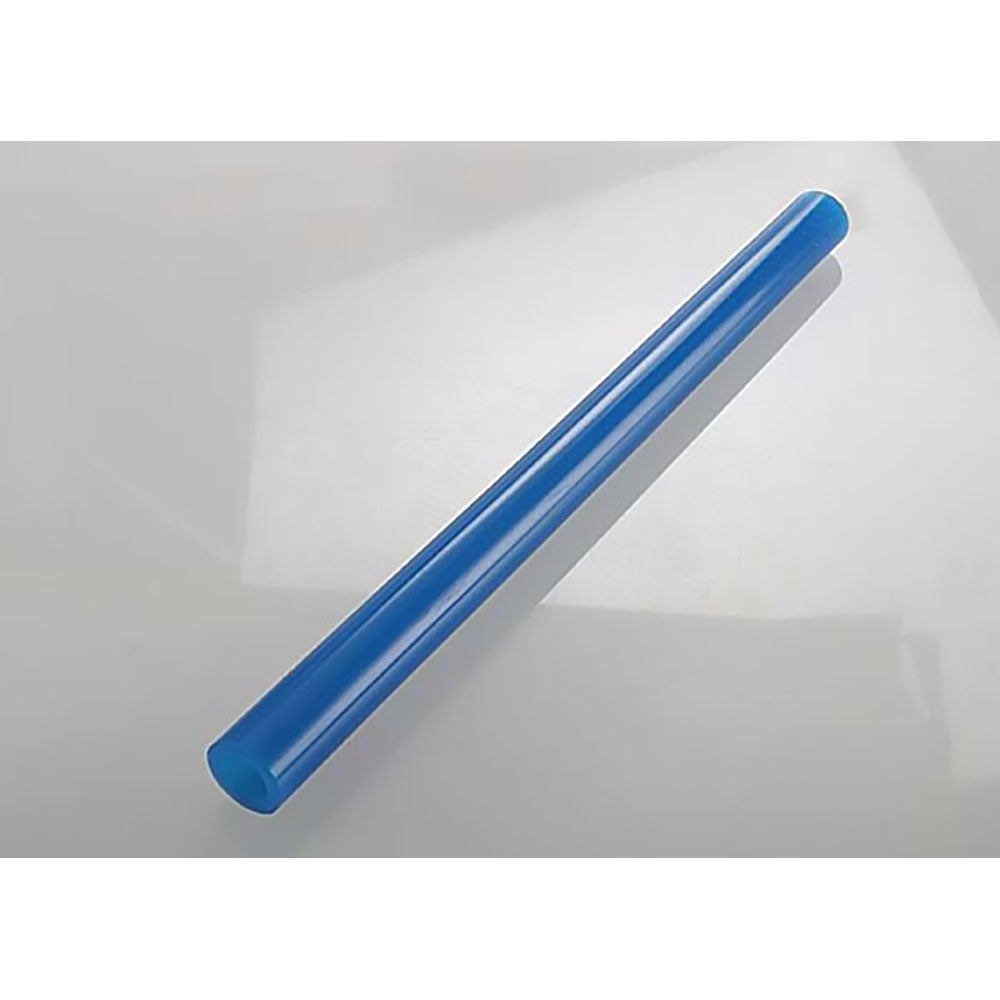 TRAXXAS EXHAUST TUBE, SILICONE (BLUE) (N. STAMPEDE)