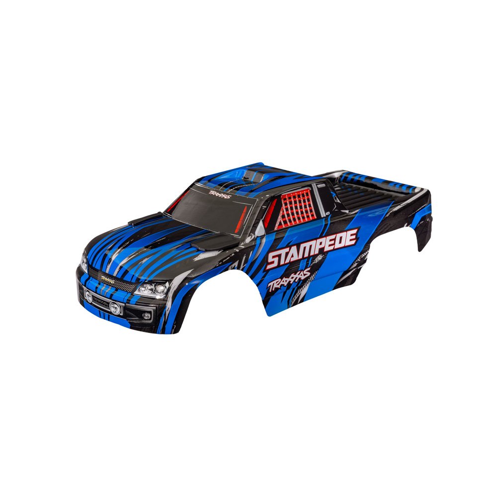 TRAXXAS STAMPEDE 2WD BLUE CLIPLESS BODY