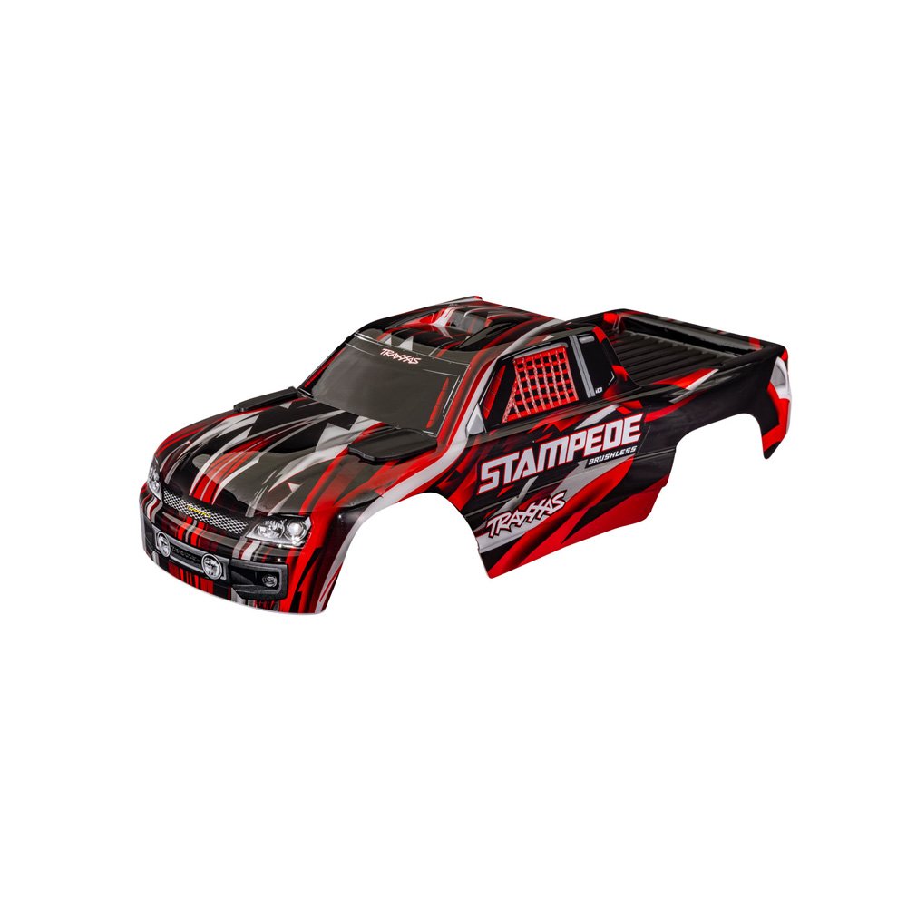 TRAXXAS STAMPEDE 2WD RED CLIPLESS BODY