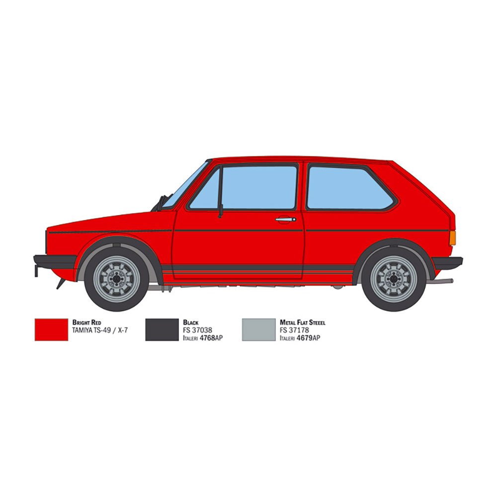 ITALERI 1/24 VW GOLF GTI FIRST SERIES