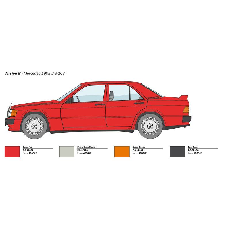 ITALERI 1/24 MERCEDES BENZ 190E