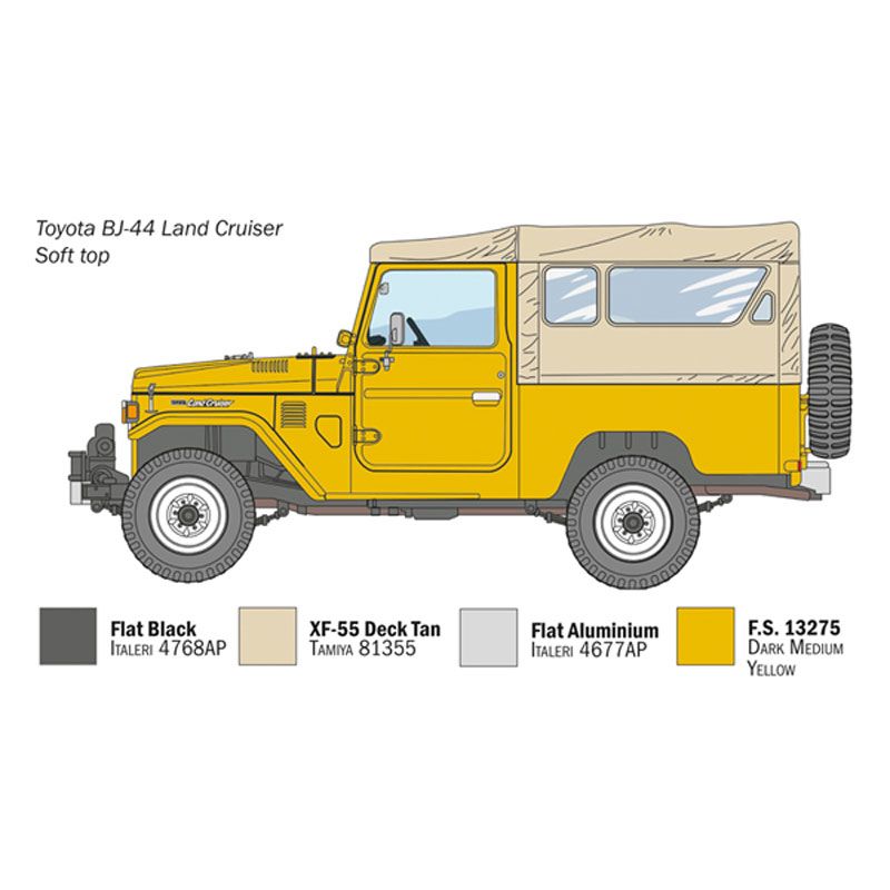 ITALERI 1/24 TOYOTA LAND CRUISER BJ-44