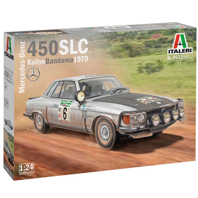 ITALERI 1/24 MERCEDES 450 SLC RALLYE BANDAMA 1979