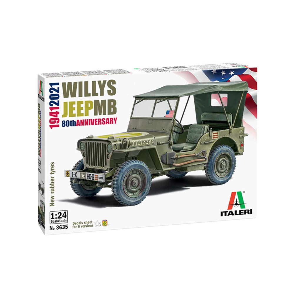 ITALERI 1/24 WILLYS MB JEEP