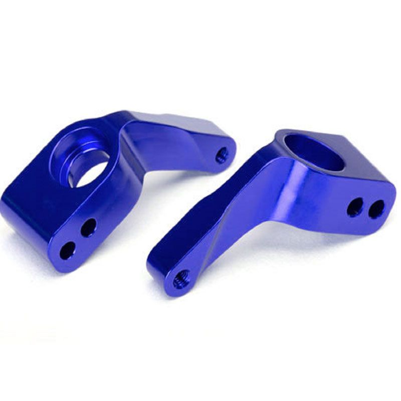 TRAXXAS STUB AXLE CARRIERS ALUM (BLUE)