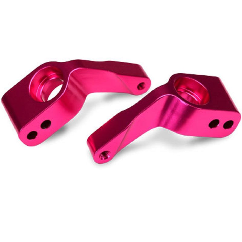 TRAXXAS STUB AXLE CARRIER 6061-T6 ALUMIN PINK-ANOD