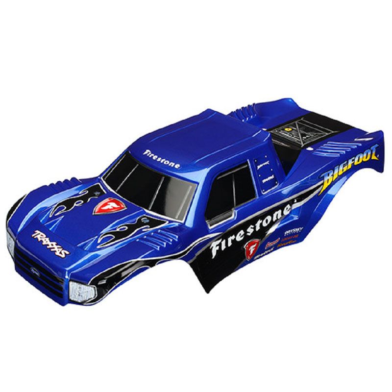 TRAXXAS BODY BIGFOOT FIRESTONE PAINT & DECALS