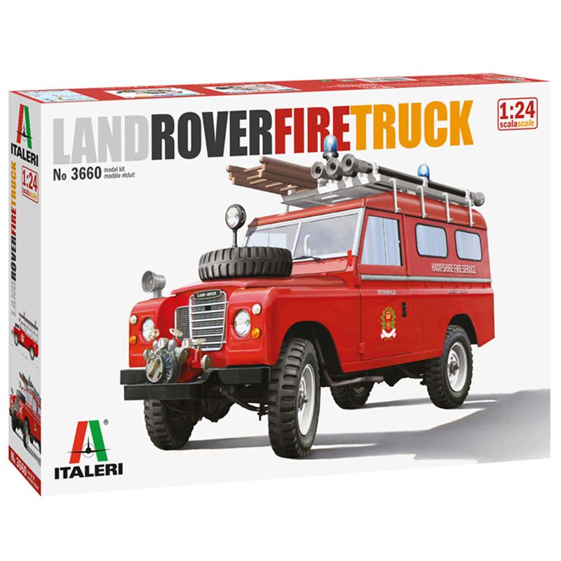 ITALERI 1/24 LAND ROVER FIRE TRUCK