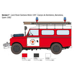 ITALERI 1/24 LAND ROVER FIRE TRUCK