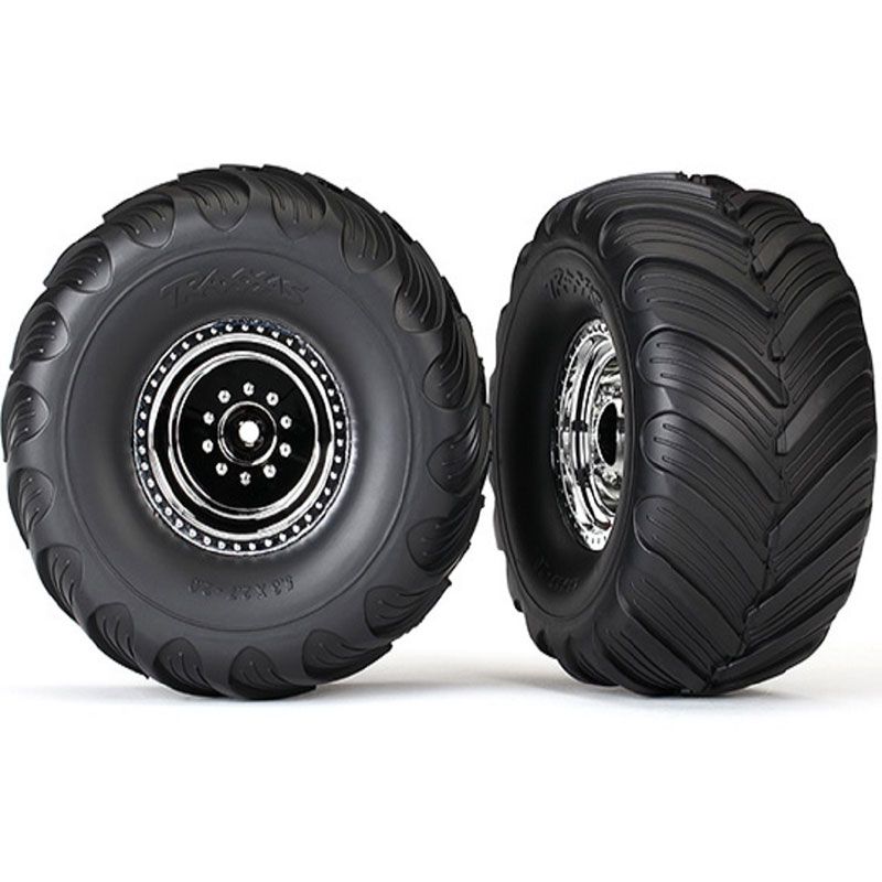 TRAXXAS TIRES & WHEELS ASSEMB GLUE (CHROME)