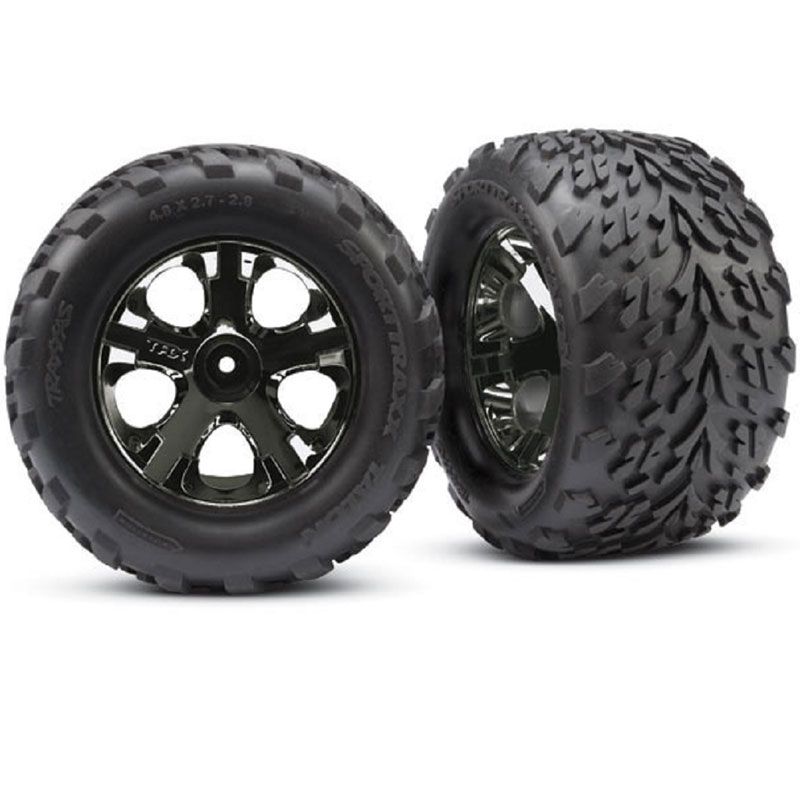 TRAXXAS TYRES & WHEELS STAMPEDE FRONT