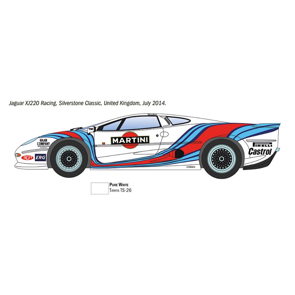 ITALERI 1/24 JAGUAR XJ 220 RACE CAR