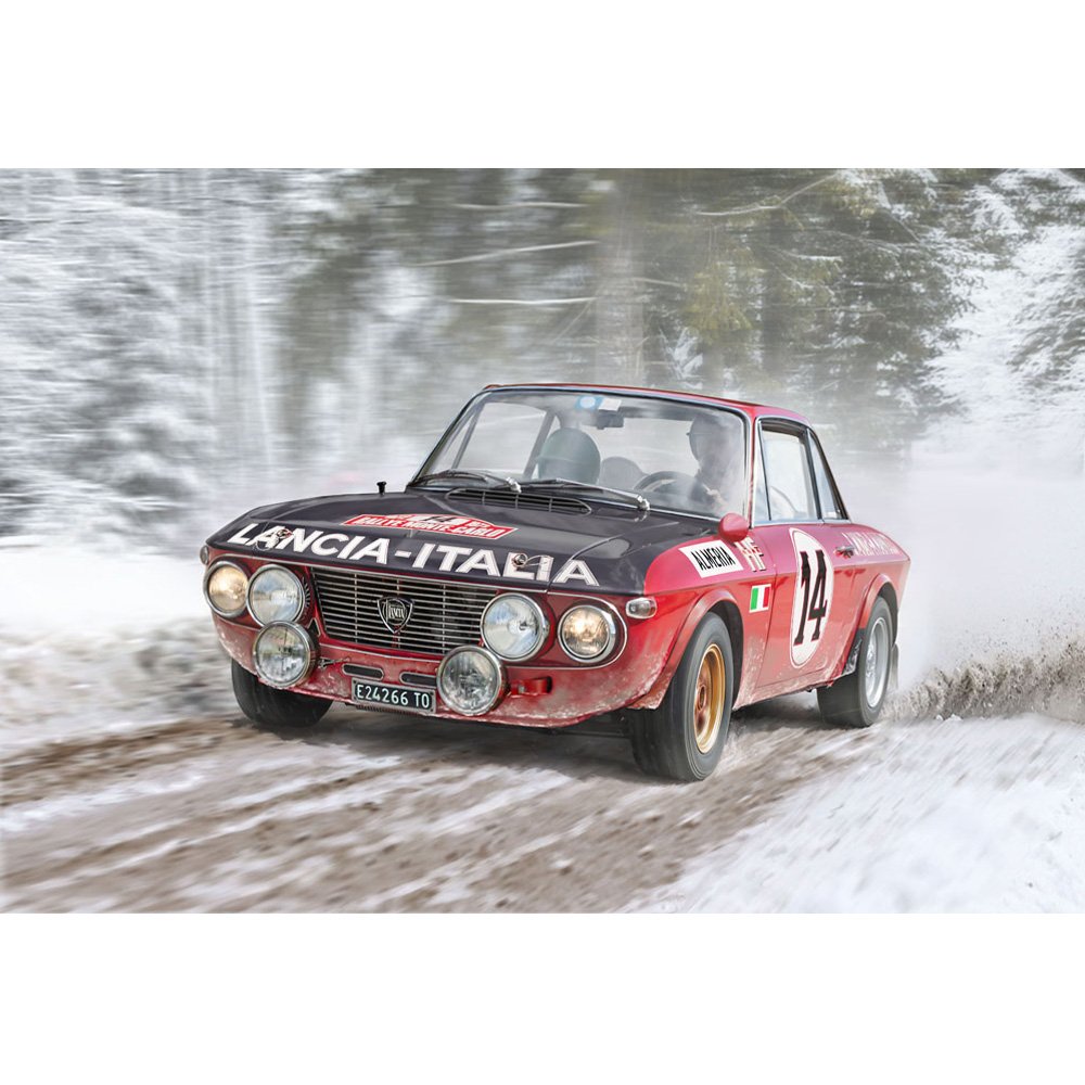 ITALERI 1/24 LANCIA FULVIA HF RALLY MONTE CARLO 1972