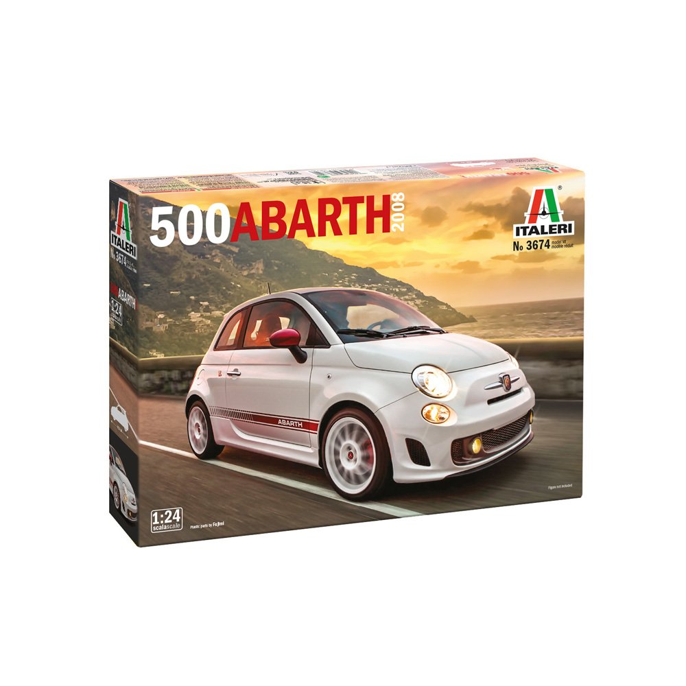 ITALERI 1/24 FIAT 500 ABARTH 2008