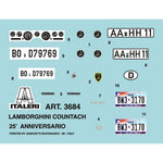 ITALERI 1/24 LAMBORGHINI COUNTACH 25TH ANNIVERSARY