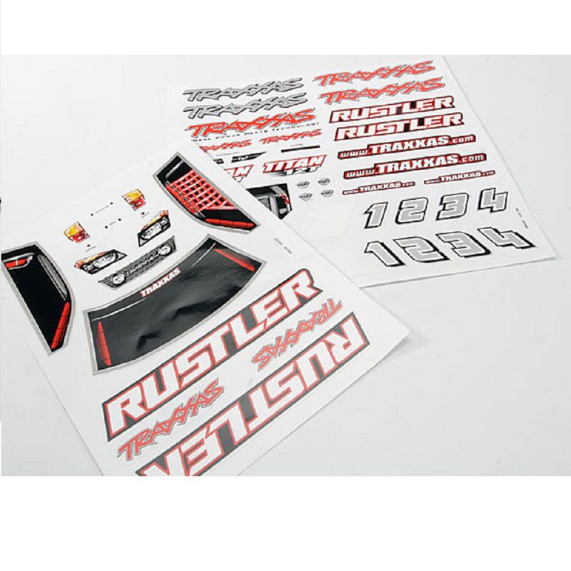 TRAXXAS DECAL SHEET RUSTLER