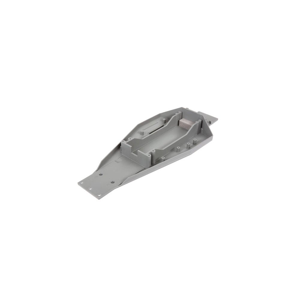 TRAXXAS LOWER CHASSIS GRAY 166MM BATT COMPARTMENT