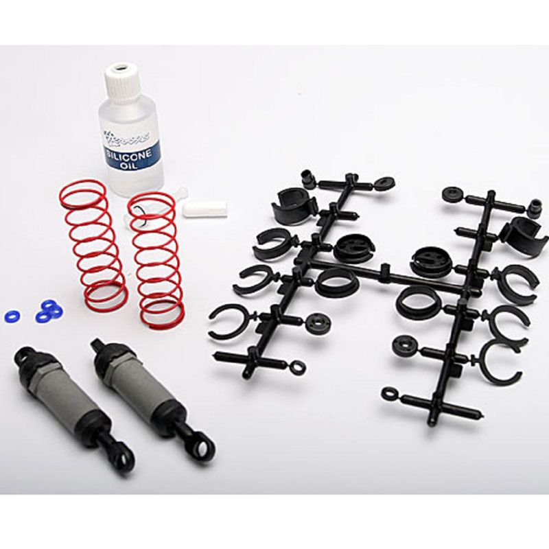 TRAXXAS ULTRA SHOCKS GREY - LONG WITH SPRINGS