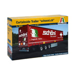 ITALERI 1/24 CURTAINSIDE TRAILER "SCHOENI.CH"