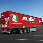 ITALERI 1/24 CURTAINSIDE TRAILER "SCHOENI.CH"