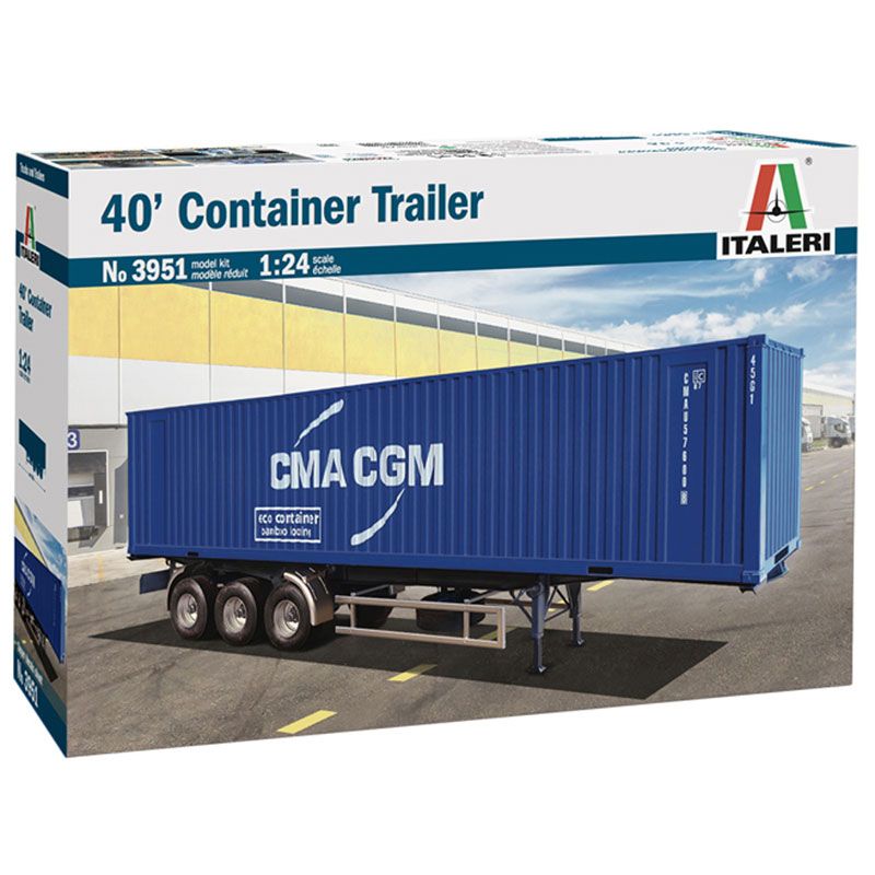 ITALERI 1/24 40FT CONTAINER TRAILER