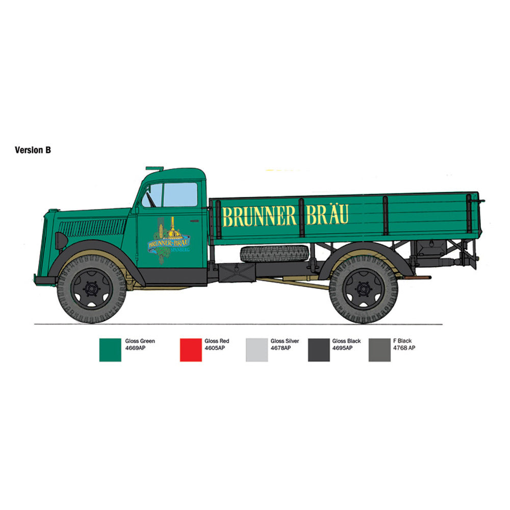 ITALERI 1/24 OPEL BLITZ CLASSIC TRUCK