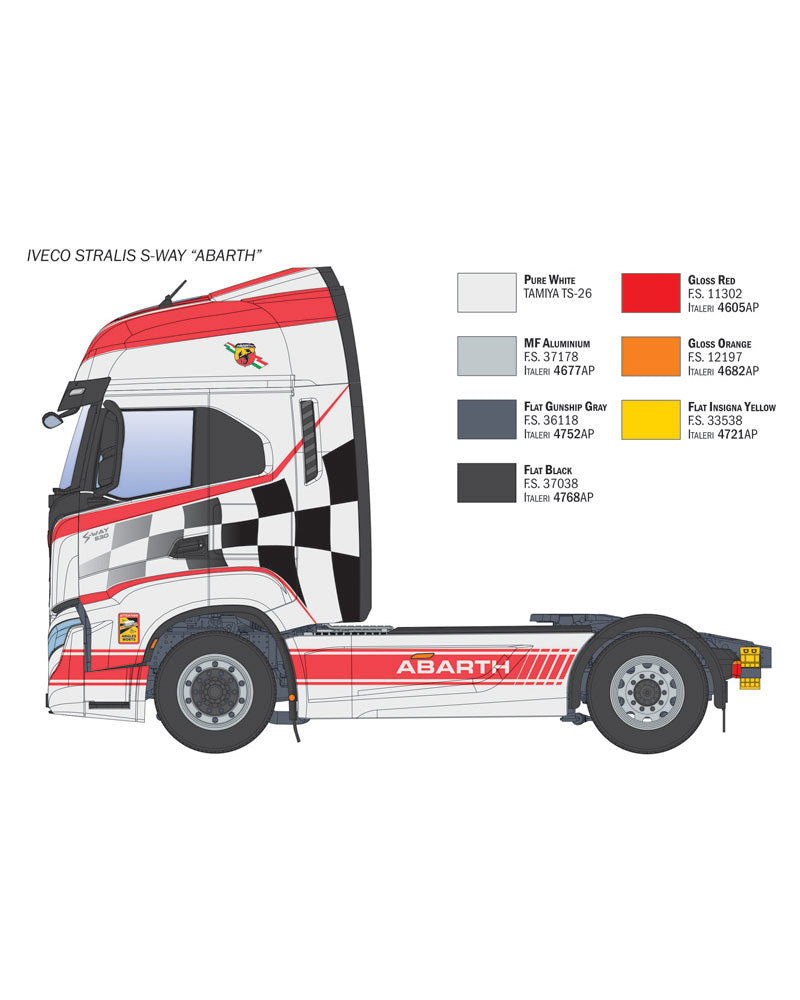 ITALERI 1/24 IVECO S-WAY ABARTH