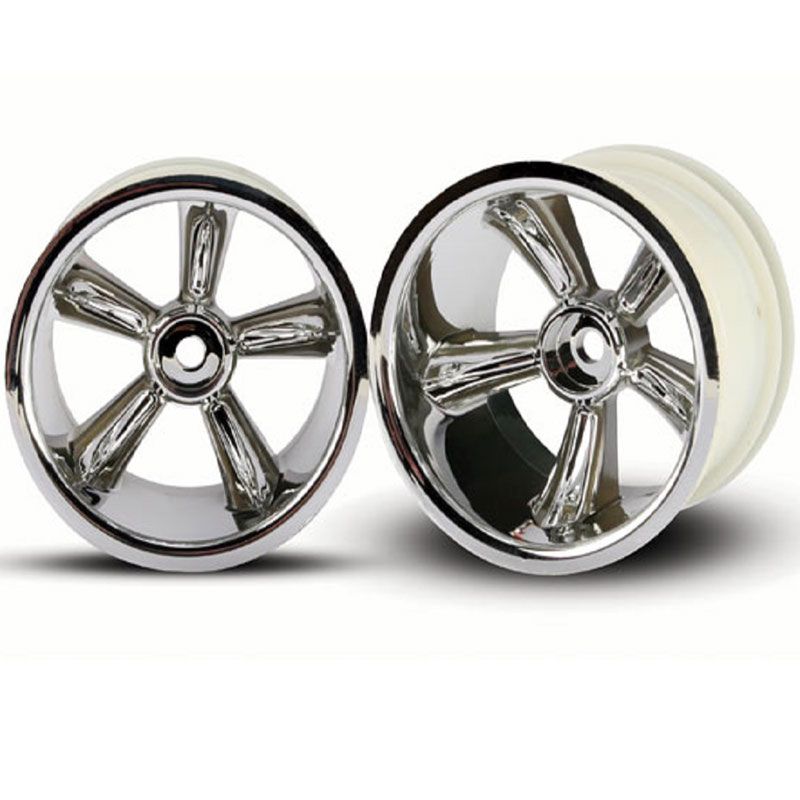 TRAXXAS PROSTAR CHROME REAR WHLS