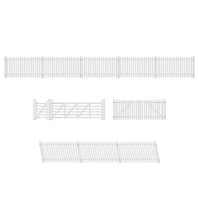 PECO RATIO GWR STATION FENCING WHITE (INC. GATES & RAMPS)