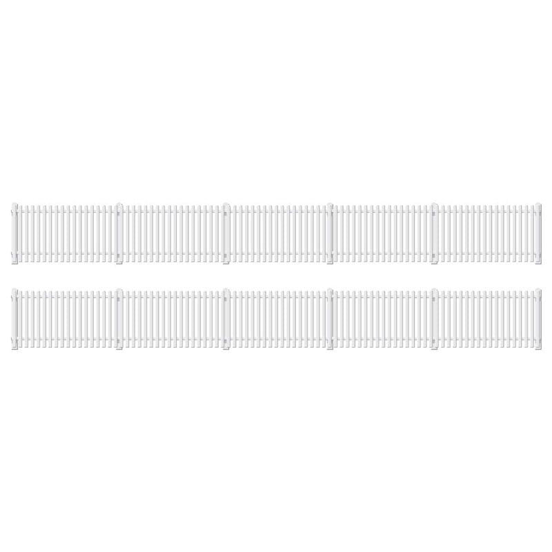 PECO RATIO GWR STATION FENCING WHITE (STRAIGHT ONLY)