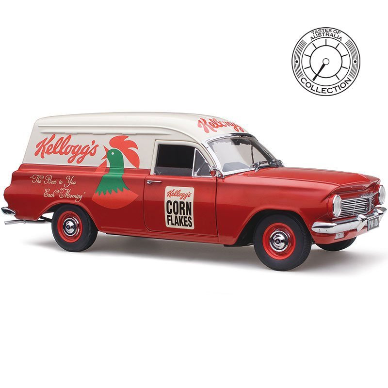 CLASSIC CARLECTABLES 1/18 HOLDEN EH PANEL VAN – KELLOGG'S (NO.4)