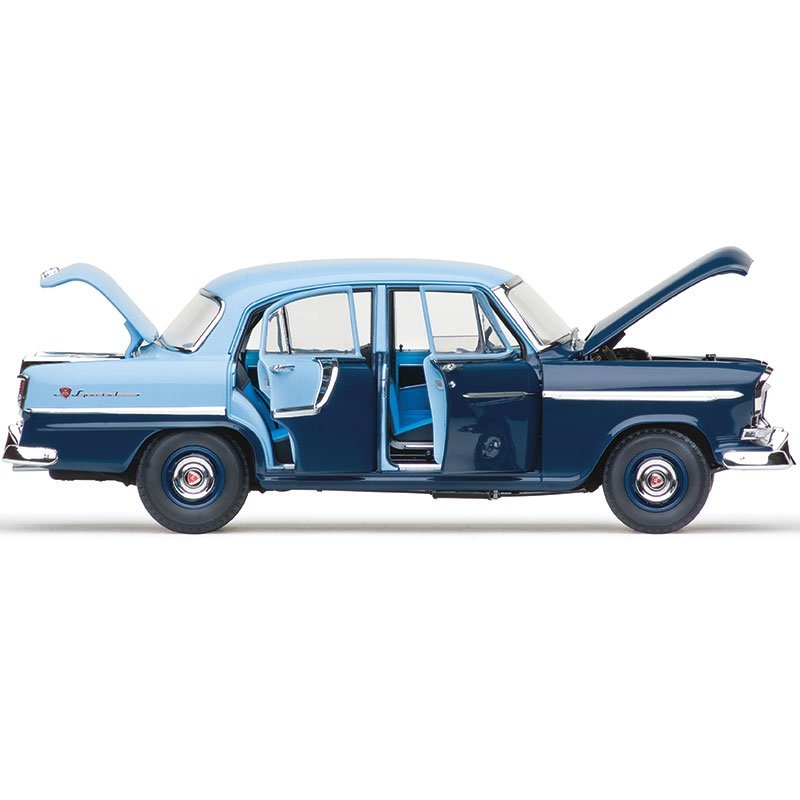 CLASSIC CARLECTABLES 1/18 HOLDEN FC SPECIAL CAMBRIDGE BLUE OVER TEAL BLUE