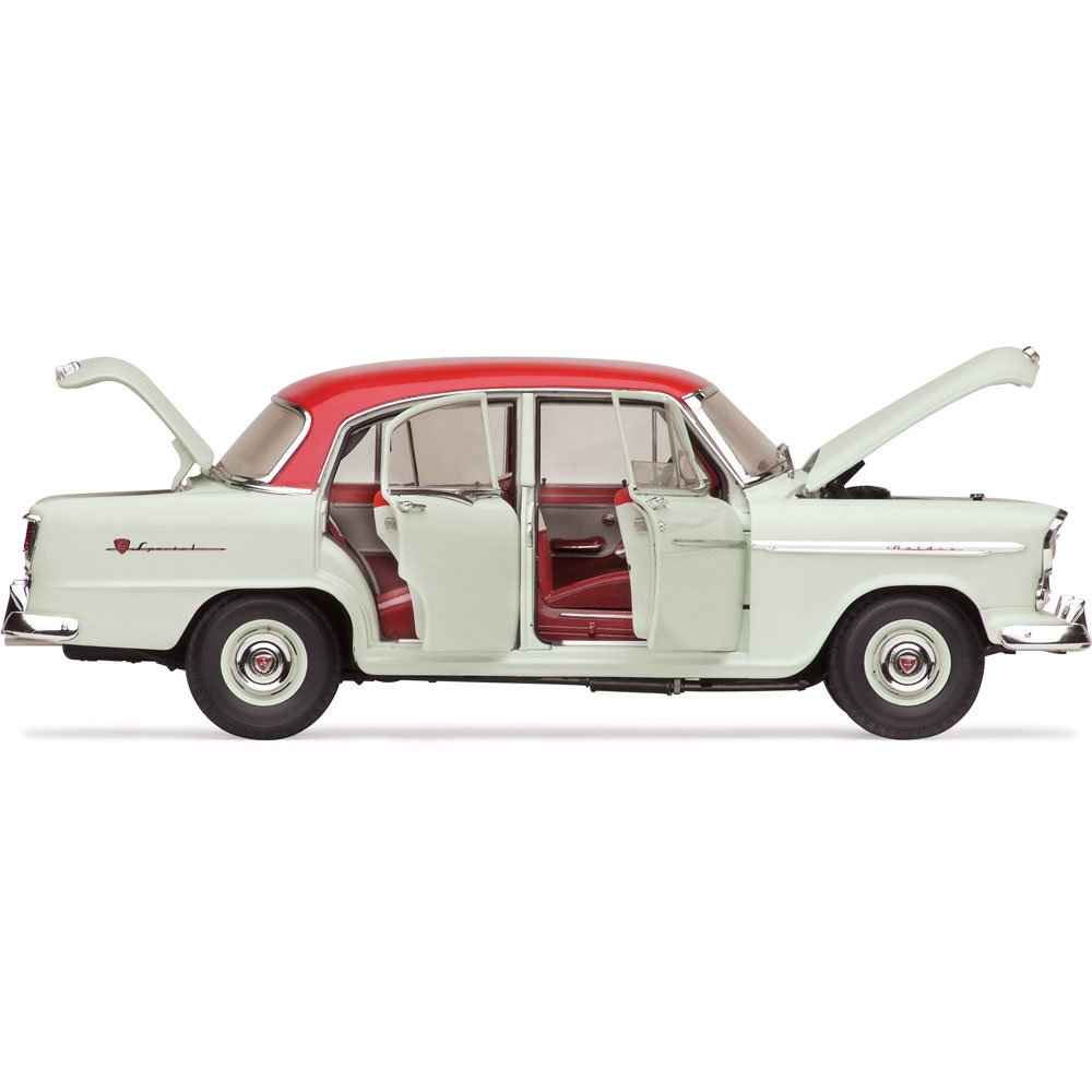 CLASSIC CARLECTABLES 1/18 HOLDEN FE SPECIAL - GYPSY RED OVER CASTLE GREY