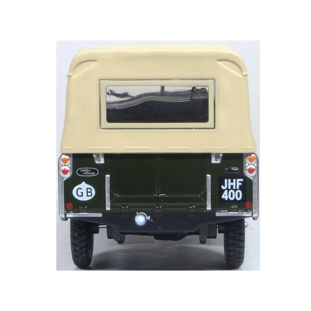 OXFORD 1/43 LAND ROVER SERIES 2 SWB CANVAS - BRONZE AND GREEN