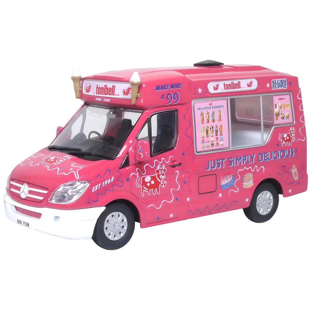 OXFORD 1/43 WHITBY MONDIAL ICE CREAM VAN - TONIBELL LIVERY