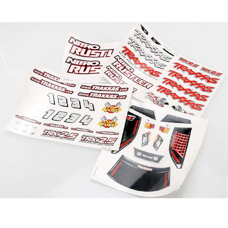 TRAXXAS DECAL SHEET NITRO RUSTLER