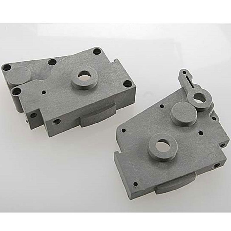 TRAXXAS GEARBOX HALVES (GREY) (LEFT STRAIGHT)