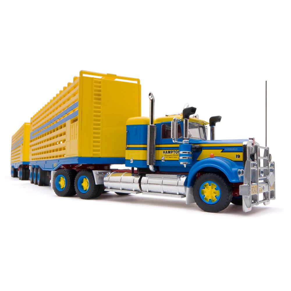 HIGHWAY REPLICAS 1/64 LIVESTOCK ROAD TRAIN - HAMPTON (NEW TOOL)