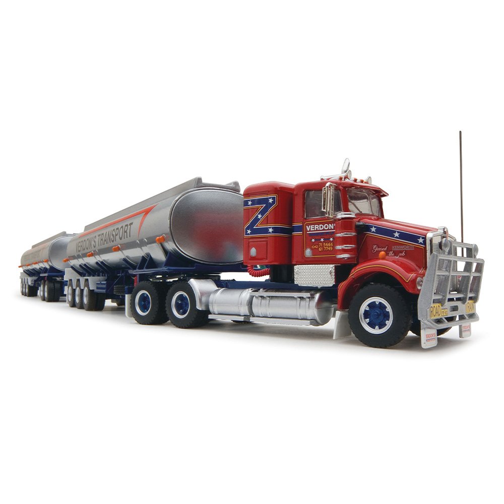 HIGHWAY REPLICAS 1/64 TANKER ROAD TRAIN - VERDON'S