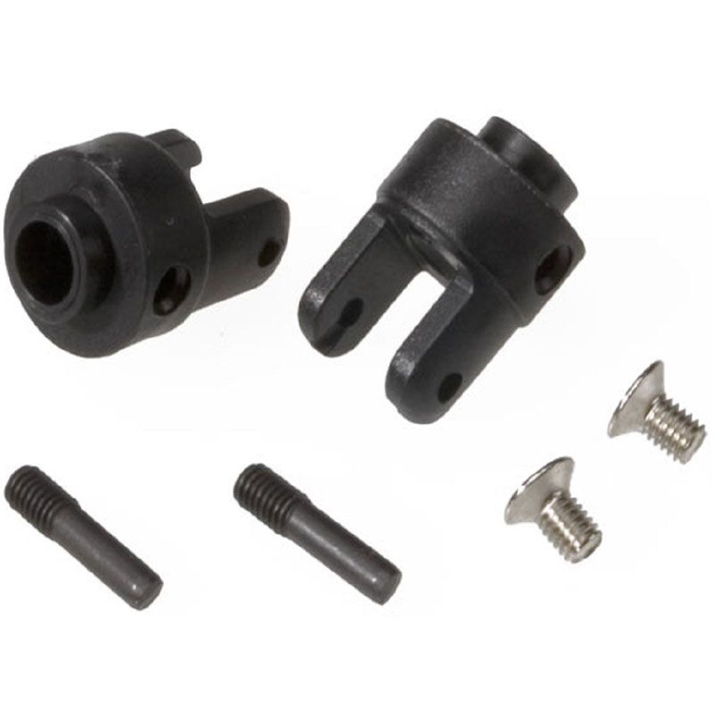 TRAXXAS DIFF O/PUT YOKES BLACK