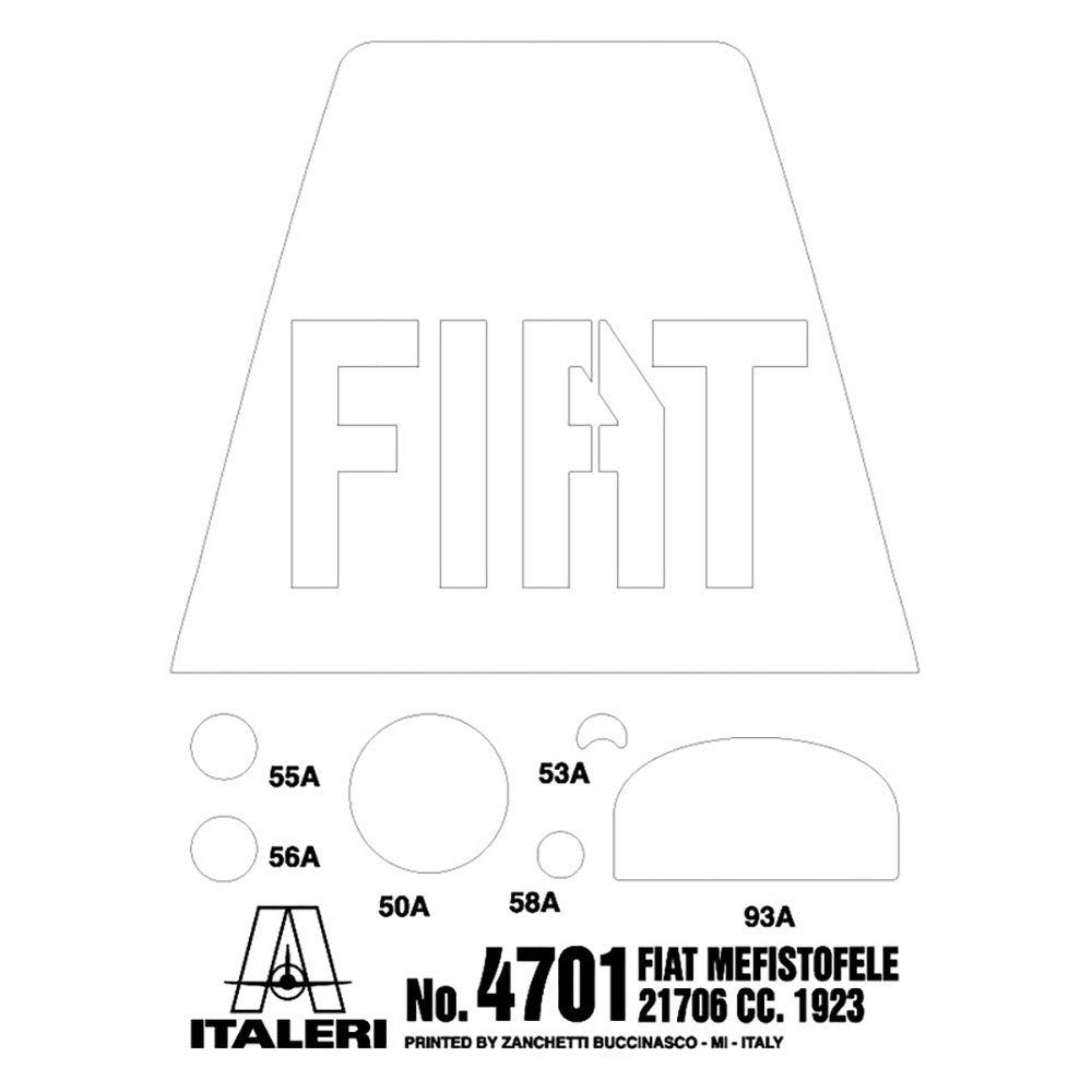 ITALERI 1/12 FIAT MEFISTOFELE