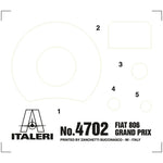 ITALERI 1/12 FIAT 806 GRAND PRIX