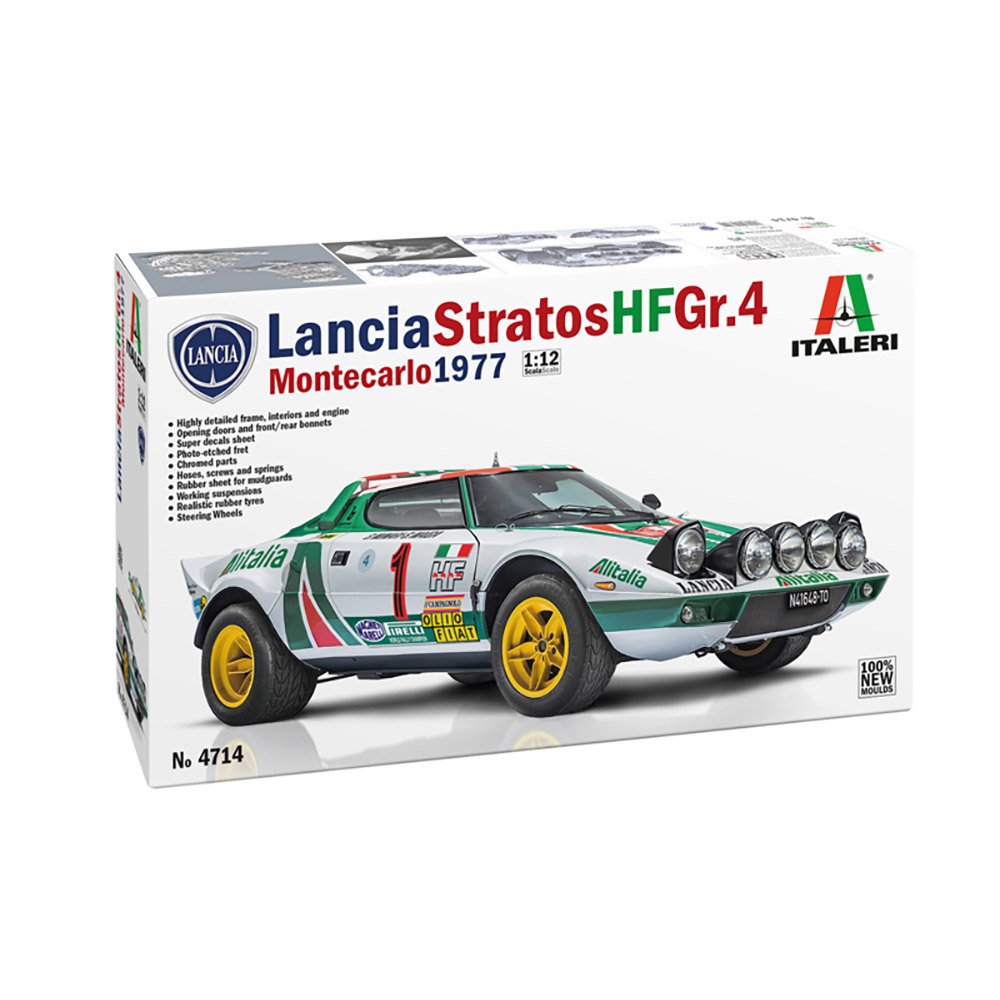 ITALERI 1/12 LANCIA STRATOS HF GR.4 MONTE CARLO RALLY 1977