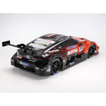 TAMIYA RC 1/10 NISSAN MOTUL AUTECH Z - RED AND BLACK PAINTED BODY (TT-02)